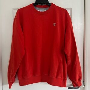 Champion Orange Crewneck Sweater